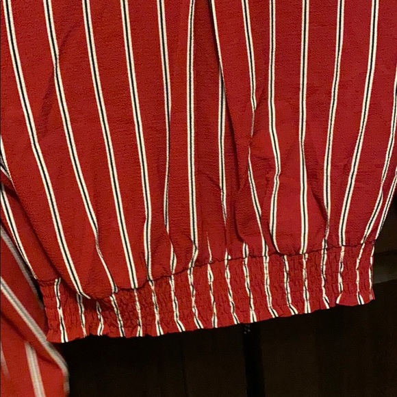 Striped cropped Blouse - Picture 7 of 8